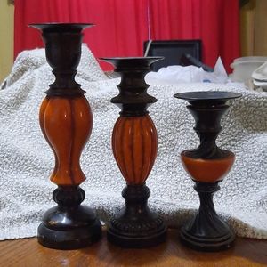 3PC SET of Swirl Candels